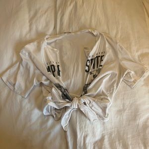 Fashion Nova Tie Front Tee